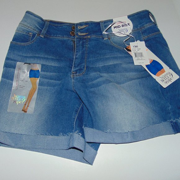 YMI Shorts Ymi Denim Shorts Size 1 Nwt Poshmark